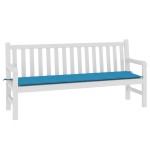 vidaXL Pernă de bancă de grădină, albastru, 180x50x3 cm, textil oxford vidaXL Pernă de bancă de grădină, albastru, 180x50x3 cm, textil oxford