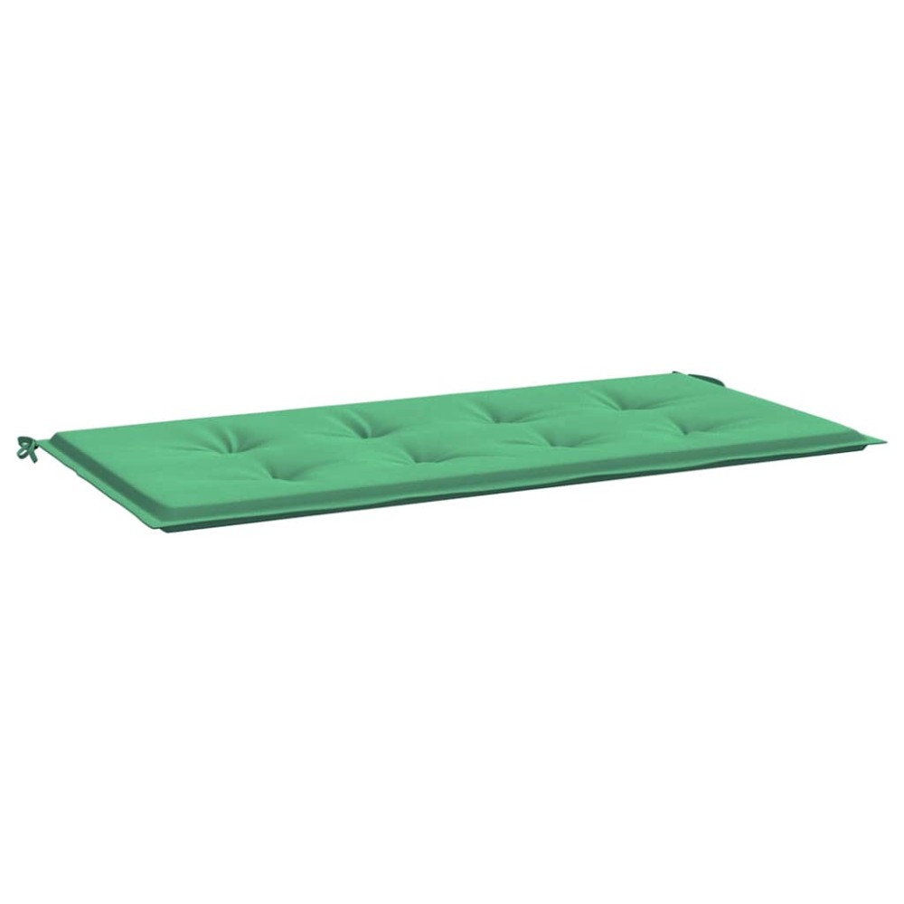 vidaXL Pernă de bancă de grădină, verde, 120x50x4 cm, textil oxford