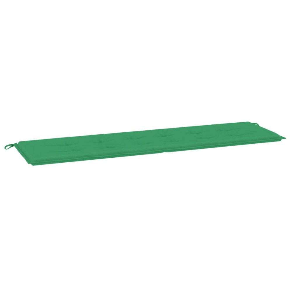 vidaXL Pernă de bancă de grădină, verde, 180x50x3 cm, textil oxford