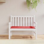 vidaXL Pernă de bancă de grădină, roșu, 120x50x4 cm, textil oxford vidaXL Pernă de bancă de grădină, roșu, 120x50x4 cm, textil oxford