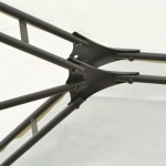 vidaXL Cort de grădină cu perdele 4 x 3 m, alb