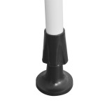 vidaXL Copertină retractabilă manual, portocaliu și alb, 350 cm, dungi vidaXL Copertină retractabilă manual, portocaliu și alb, 350 cm, dungi