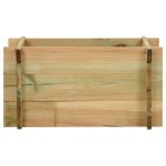 vidaXL Strat înălțat legume grădină, 40 cm, lemn de pin tratat vidaXL Strat înălțat legume grădină, 40 cm, lemn de pin tratat