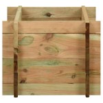 vidaXL Strat înălțat legume grădină, 40 cm, lemn de pin tratat vidaXL Strat înălțat legume grădină, 40 cm, lemn de pin tratat