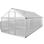 vidaXL Seră, 10,53 m², aluminiu ranforsat vidaXL Seră, 10,53 m², aluminiu ranforsat