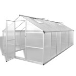 vidaXL Seră, 10,53 m², aluminiu ranforsat vidaXL Seră, 10,53 m², aluminiu ranforsat
