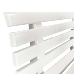 vidaXL Bancă de grădină, alb, 145,5 cm, plastic vidaXL Bancă de grădină, alb, 145,5 cm, plastic