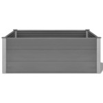 vidaXL Strat înălțat de grădină, gri, 150 x 100 x 54 cm, WPC vidaXL Strat înălțat de grădină, gri, 150 x 100 x 54 cm, WPC
