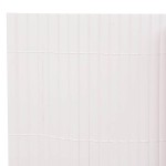 vidaXL Gard pentru grădină față dublă 90x500 cm, alb