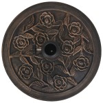 vidaXL Suport umbrelă de soare, rășină, rotund, bronz, 9 kg vidaXL Suport umbrelă de soare, rășină, rotund, bronz, 9 kg