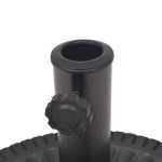 vidaXL Suport umbrelă de soare, rășină, rotund, negru, 14 kg vidaXL Suport umbrelă de soare, rășină, rotund, negru, 14 kg