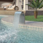 vidaXL Fântână de piscină, oțel inoxidabil 45x30x65 cm, argintiu vidaXL Fântână de piscină, oțel inoxidabil 45x30x65 cm, argintiu