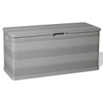 vidaXL Ladă de depozitare pentru grădină, gri, 117 x 45 x 56 cm vidaXL Ladă de depozitare pentru grădină, gri, 117 x 45 x 56 cm
