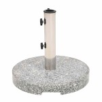 vidaXL Suport umbrelă de soare, granit, rotund, 20 kg vidaXL Suport umbrelă de soare, granit, rotund, 20 kg
