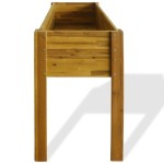 vidaXL Strat înălțat de grădină, lemn masiv de acacia