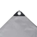 vidaXL Prelată, gri, 650 g/m², 3x4 m