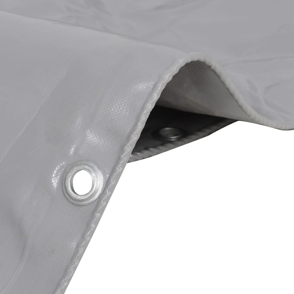 vidaXL Prelată, gri, 650 g/m², 3x5 m
