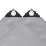 vidaXL Prelată, gri, 650 g/m², 4x4 m