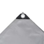vidaXL Prelată, gri, 650 g/m², 4x7 m