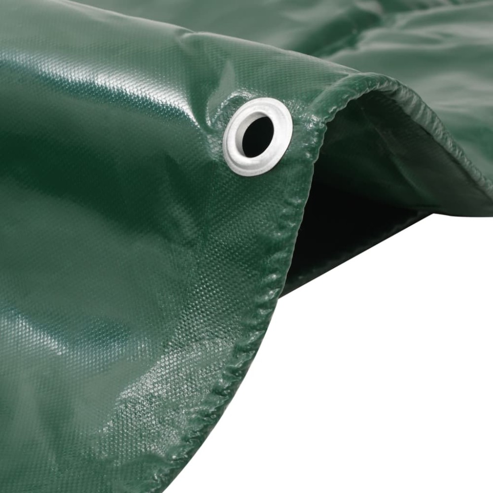 vidaXL Prelată 650 g/m² 4 x 6 m Verde