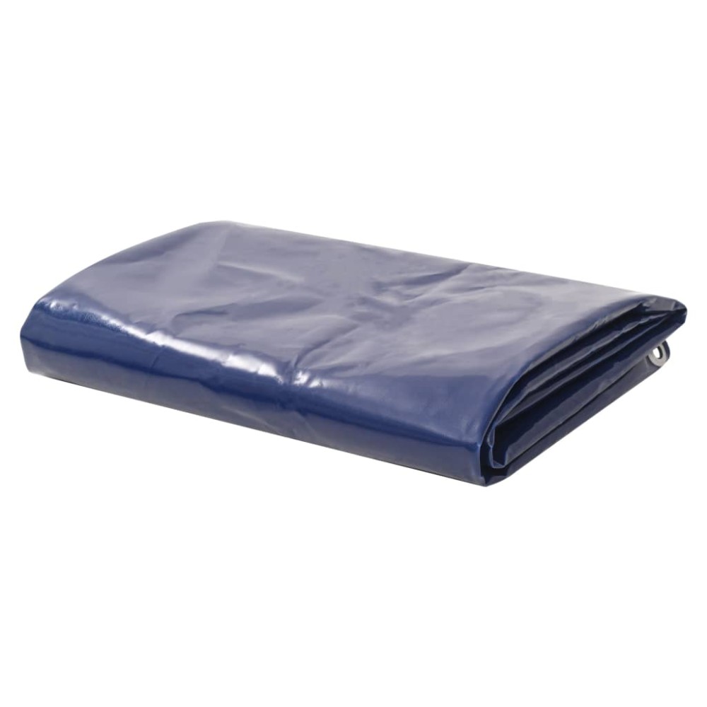 vidaXL Prelată 650 g/m² 4 x 5 m Albastru