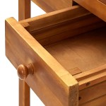 vidaXL Cărucior bucătărie grădină, 92x43,5x141,5 cm, lemn de acacia vidaXL Cărucior bucătărie grădină, 92x43,5x141,5 cm, lemn de acacia
