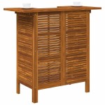 vidaXL Masă de bar, 110 x 50 x 105 cm, lemn masiv de acacia vidaXL Masă de bar, 110 x 50 x 105 cm, lemn masiv de acacia