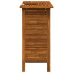 vidaXL Masă de bar, 110 x 50 x 105 cm, lemn masiv de acacia vidaXL Masă de bar, 110 x 50 x 105 cm, lemn masiv de acacia