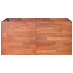 vidaXL Strat înălțat de grădină, 100 x 100 x 50 cm, lemn de acacia