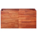 vidaXL Strat înălțat de grădină, 100 x 50 x 50 cm, lemn de acacia