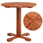 vidaXL Masă de bistro, 70 x 70 cm, lemn masiv de acacia vidaXL Masă de bistro, 70 x 70 cm, lemn masiv de acacia