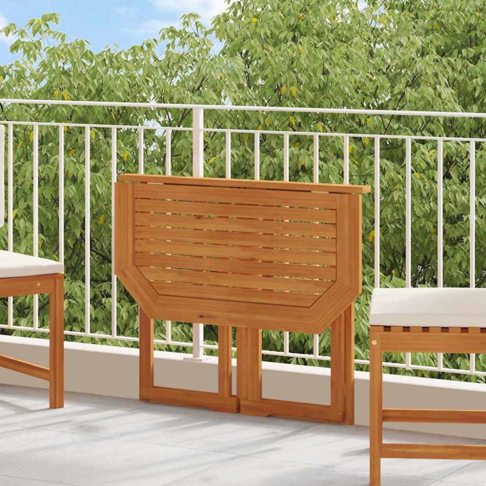 vidaXL Masă de bistro, 90 x 50 x 75 cm, lemn masiv de acacia