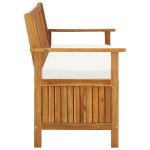 vidaXL Bancă de depozitare grădină 120x63x84 cm lemn masiv salcâm XL vidaXL Bancă de depozitare grădină 120x63x84 cm lemn masiv salcâm XL