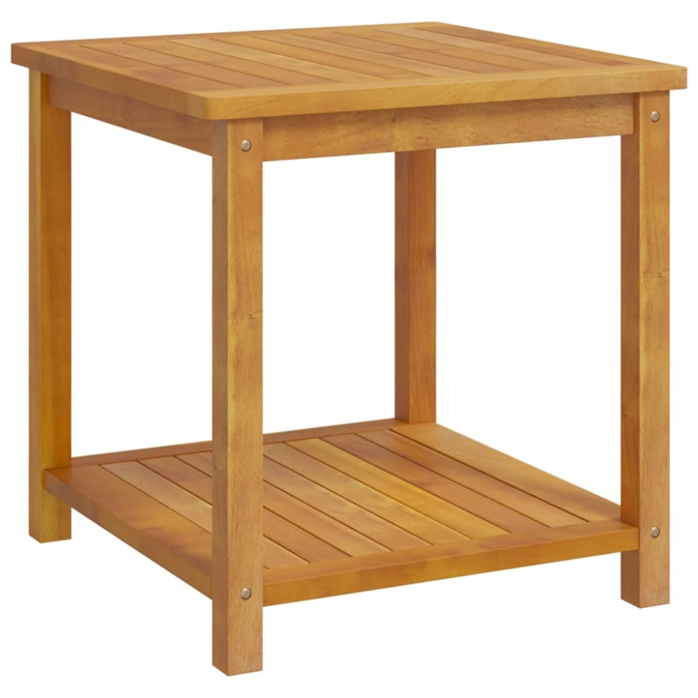 vidaXL Masă laterală, 45x45x45 cm, lemn solid de salcâm
