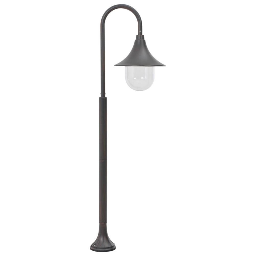 vidaXL Stâlp de iluminat pentru grădină, bronz, 120 cm, aluminiu, E27