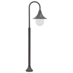 vidaXL Stâlp de iluminat pentru grădină, bronz, 120 cm, aluminiu, E27 vidaXL Stâlp de iluminat pentru grădină, bronz, 120 cm, aluminiu, E27