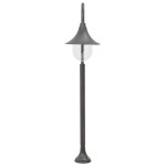 vidaXL Stâlp de iluminat pentru grădină, bronz, 120 cm, aluminiu, E27 vidaXL Stâlp de iluminat pentru grădină, bronz, 120 cm, aluminiu, E27