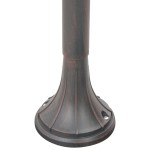 vidaXL Stâlp de iluminat pentru grădină, bronz, 120 cm, aluminiu, E27 vidaXL Stâlp de iluminat pentru grădină, bronz, 120 cm, aluminiu, E27