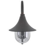 vidaXL Lampă de perete de grădină E27, bronz, 42 cm, aluminiu vidaXL Lampă de perete de grădină E27, bronz, 42 cm, aluminiu