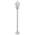 vidaXL Stâlp iluminare grădină, 6 buc., alb, 110 cm, aluminiu, E27 vidaXL Stâlp iluminare grădină, 6 buc., alb, 110 cm, aluminiu, E27