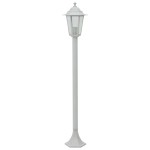 vidaXL Stâlp iluminare grădină, 6 buc., alb, 110 cm, aluminiu, E27 vidaXL Stâlp iluminare grădină, 6 buc., alb, 110 cm, aluminiu, E27