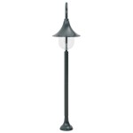 vidaXL Stâlp iluminat grădină, verde închis, 120 cm, aluminiu, E27 vidaXL Stâlp iluminat grădină, verde închis, 120 cm, aluminiu, E27