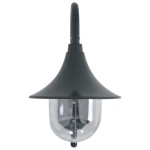 vidaXL Lampă de perete de grădină E27, verde închis, 42 cm, aluminiu