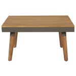 vidaXL Set mobilier grădină cu perne, 4 piese, maro, lemn acacia