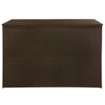vidaXL Ladă de depozitare de grădină, maro, 150x100x100 cm, poliratan vidaXL Ladă de depozitare de grădină, maro, 150x100x100 cm, poliratan