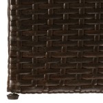 vidaXL Ladă de depozitare de grădină, maro, 150x100x100 cm, poliratan vidaXL Ladă de depozitare de grădină, maro, 150x100x100 cm, poliratan