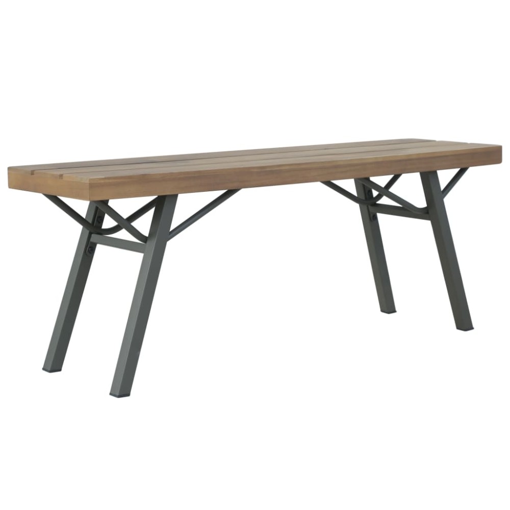 vidaXL Bancă de grădină, 120 cm, lemn masiv de acacia