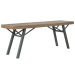 vidaXL Bancă de grădină, 120 cm, lemn masiv de acacia