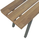 vidaXL Bancă de grădină, 120 cm, lemn masiv de acacia