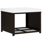 vidaXL Set mobilier de grădină, 4 piese, maro, poliratan vidaXL Set mobilier de grădină, 4 piese, maro, poliratan